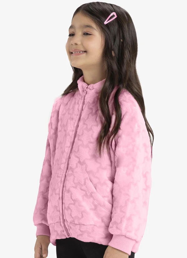 Rovi Kids - Jaqueta Infantil Pelinho Rosa 4