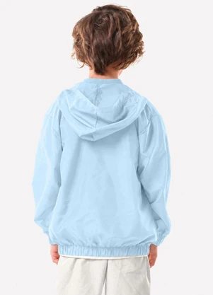 Trick Nick - Jaqueta Infantil Proteção Uv com Capuz Azul - TRICK NICK