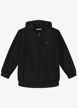 Trick Nick - Jaqueta Infantil Proteção Uv com Capuz Preto - TRICK NICK