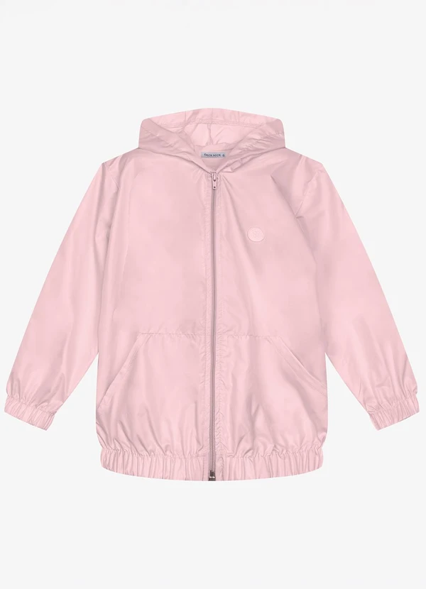 Trick Nick - Jaqueta Infantil Proteção Uv com Capuz Rosa