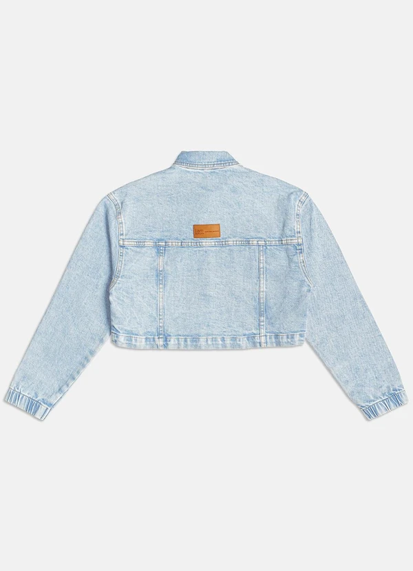 I Am - Jaqueta Jeans com Bolsos Azul 4