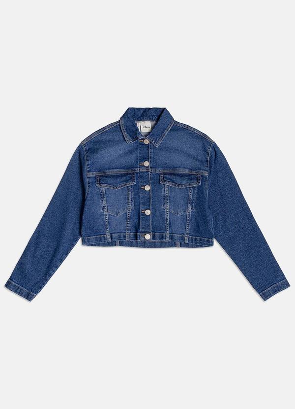 I Am - Jaqueta Jeans do Mickey Mouse Azul