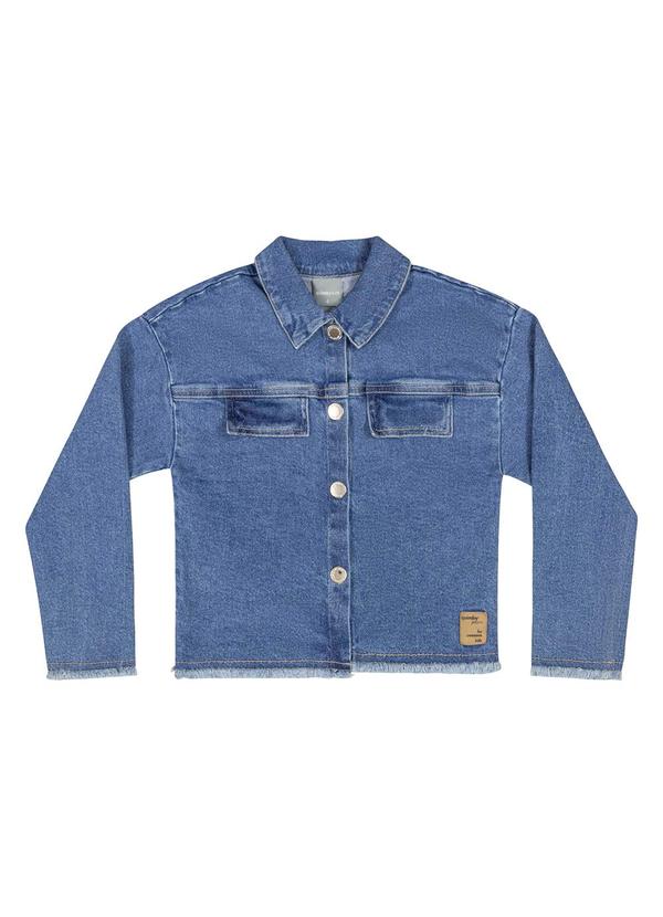 Quimby - Jaqueta Jeans Infantil Menina Azul 3