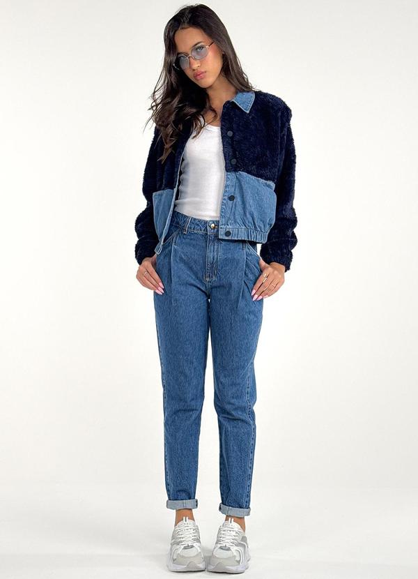 Sun Place - Jaqueta Jeans Juvenil Feminina Azul 9