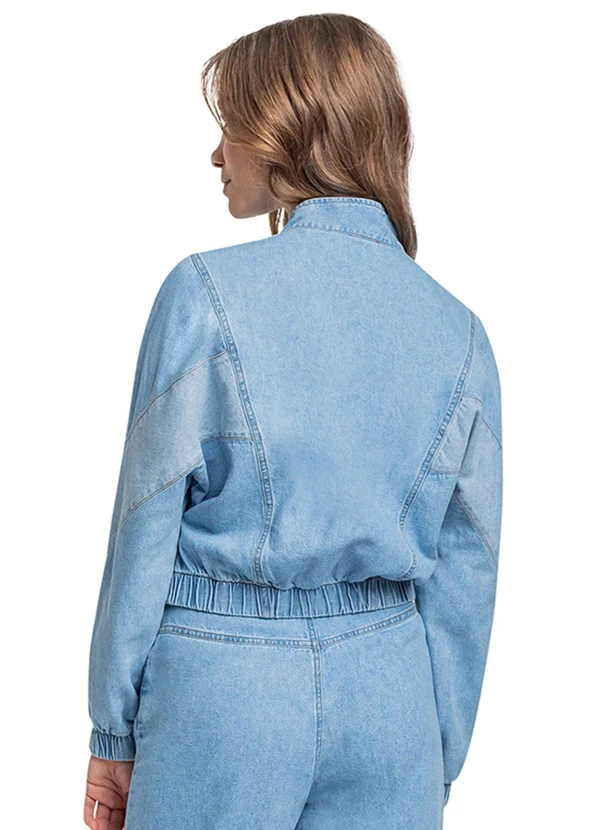 Gloss - Jaqueta Jeans Juvenil Oversized Azul 2