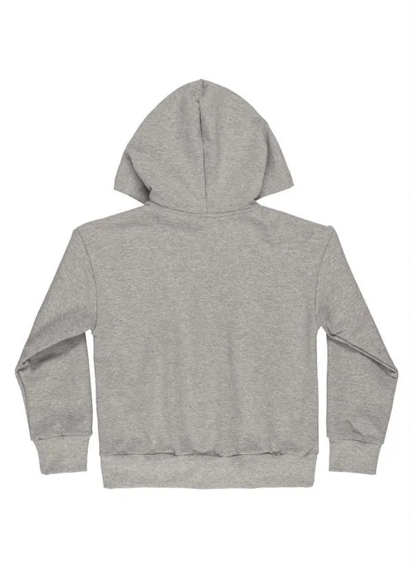 Gloss - Jaqueta Juvenil em Molecotton Menina Cinza 2