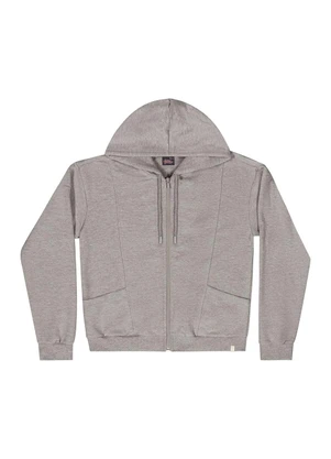 Gloss - Jaqueta Juvenil em Moletom Cinza - GLOSS