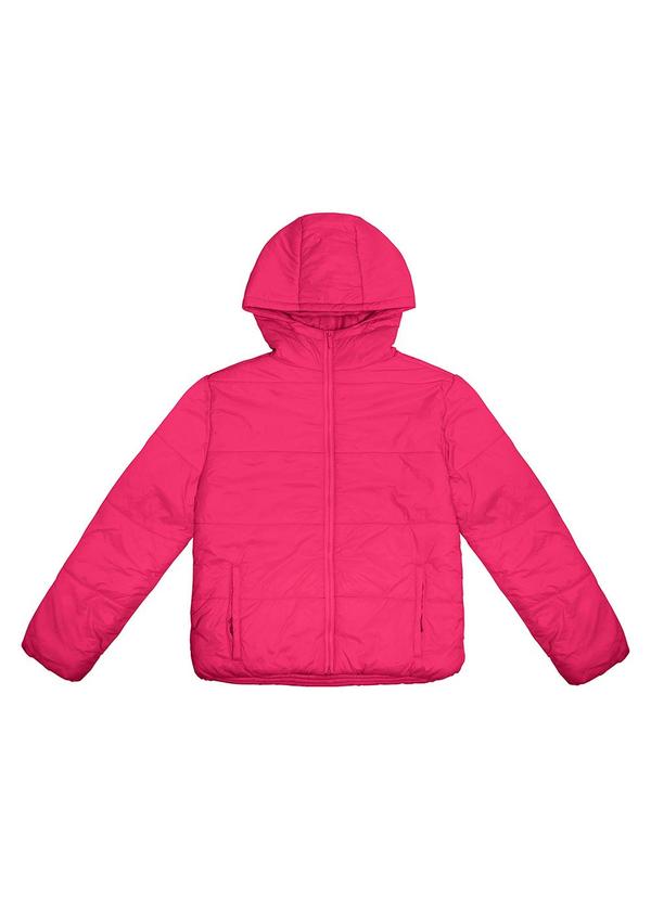 Minty - Jaqueta Juvenil Feminina com Capuz Rosa