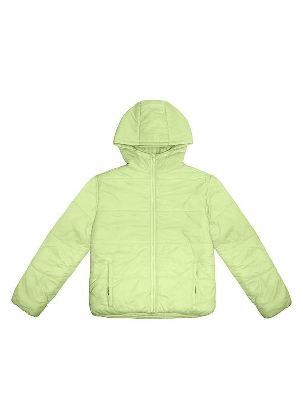 Minty - Jaqueta Juvenil Feminina com Capuz Verde