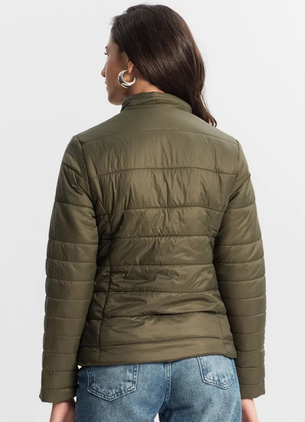 Minty - Jaqueta Juvenil Feminina em Microfibra Verde 2