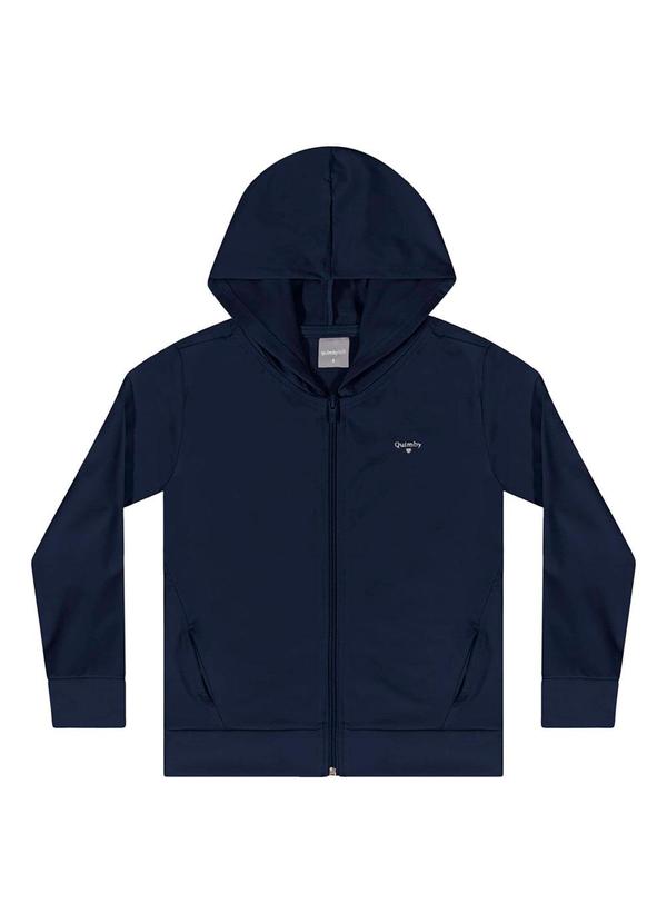 Quimby - Jaqueta Malha Térmica Menina Azul