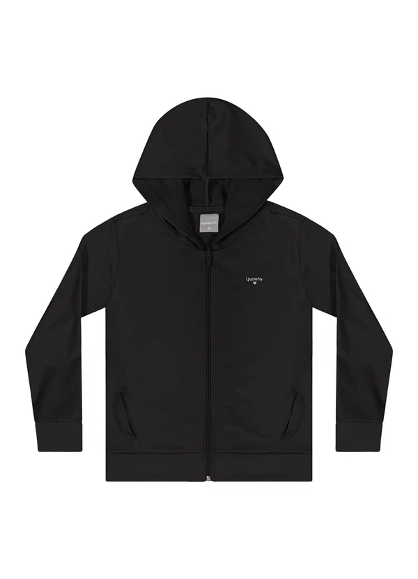 Quimby - Jaqueta Malha Térmica Menina Preto 4