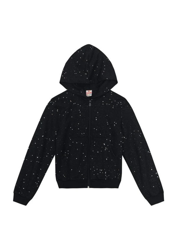 Brandili - Jaqueta Menina com Brilhos Preto 3