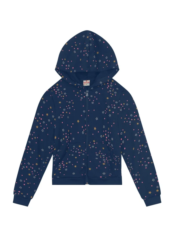 Brandili - Jaqueta Menina de Corações Azul 1