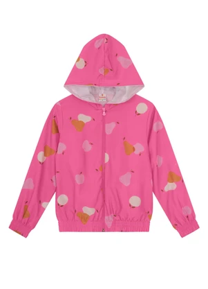 Brandili - Jaqueta Menina de Flores Azul - BRANDILI