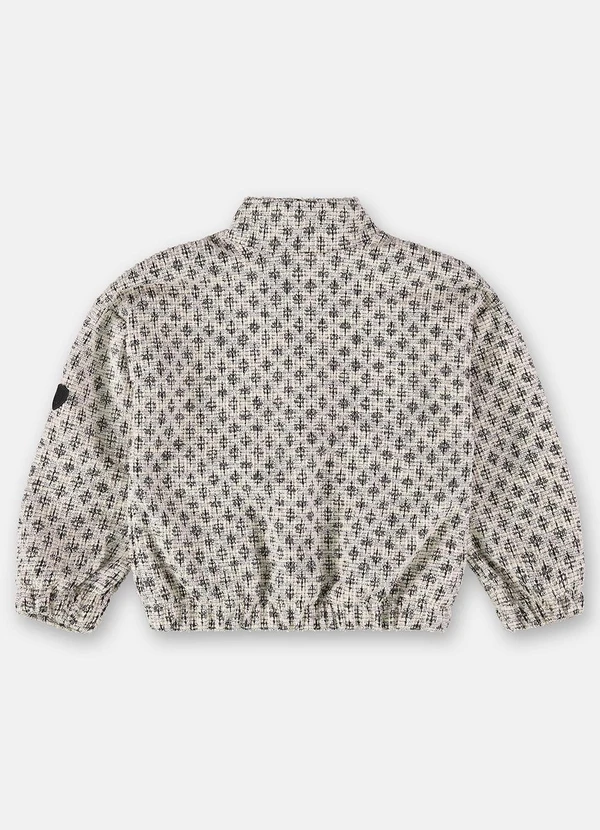 Up Baby - Jaqueta Menina em Malha Preto 4