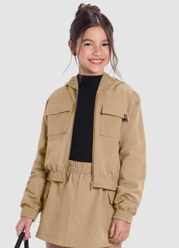 Brandili - Jaqueta Menina Moletinho Verde