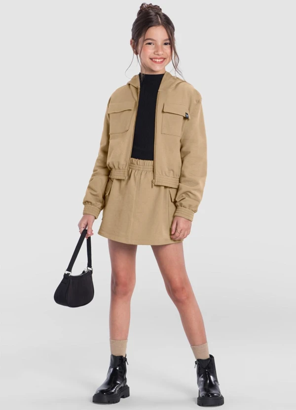 Young Class - Jaqueta Menina Moletinho Verde 2