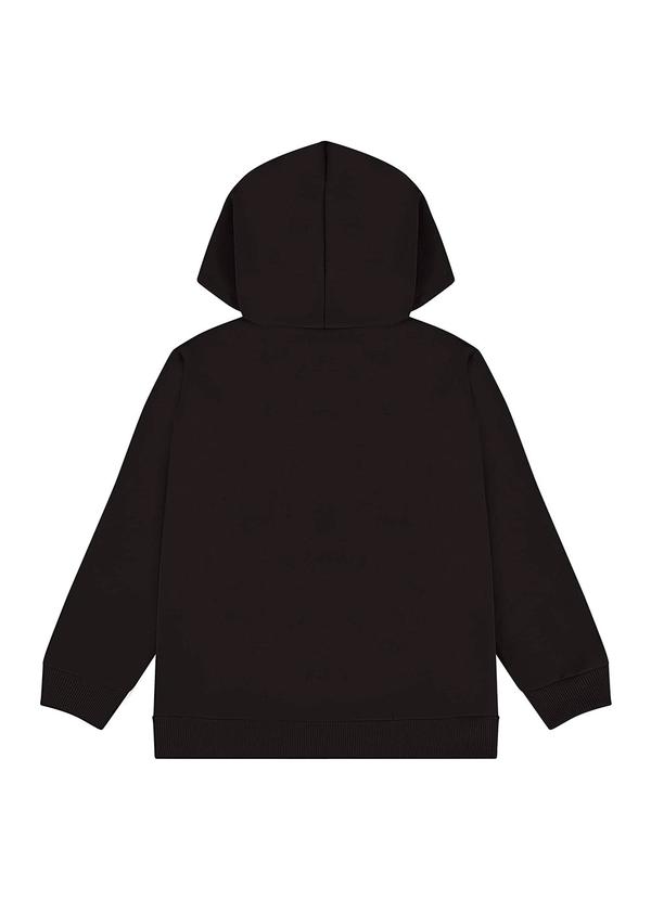 Bee Loop - Jaqueta Moletom Infantil Unissex Preto 2