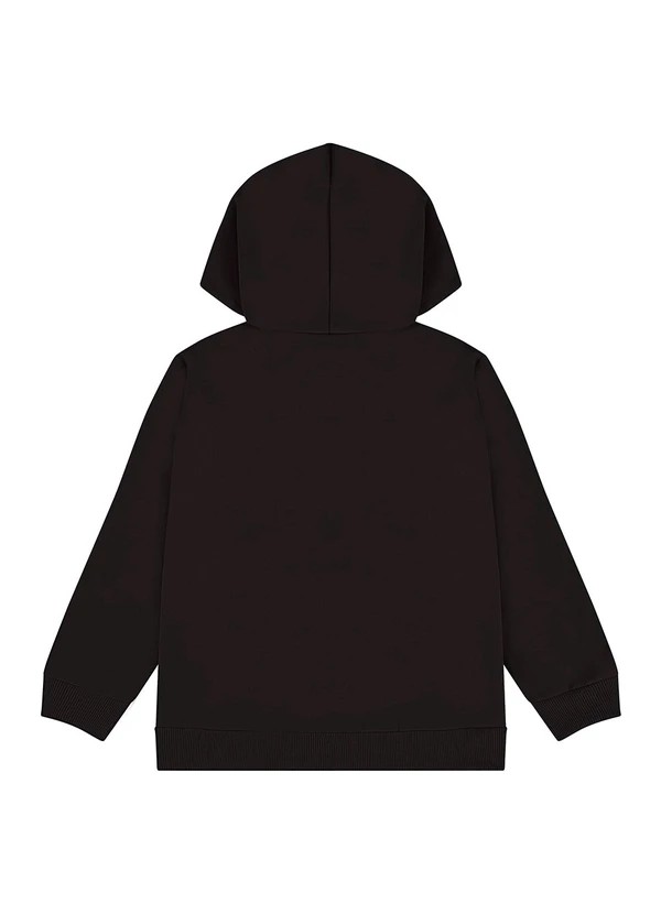 Bee Loop - Jaqueta Moletom Infantil Unissex Preto 2