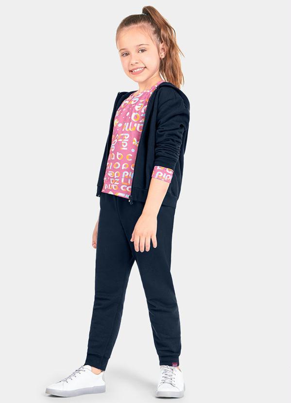 Lilica Ripilica - Jaqueta Moletom Menina Mundo Ripilica Azul 3