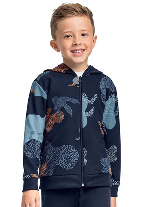 Bee Loop - Jaqueta Moletom Unissex Azul - BEE LOOP