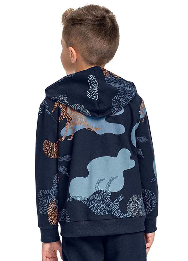 Bee Loop - Jaqueta Moletom Unissex Azul 2