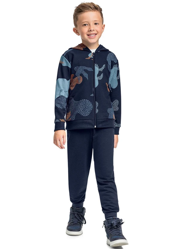 Bee Loop - Jaqueta Moletom Unissex Azul 3