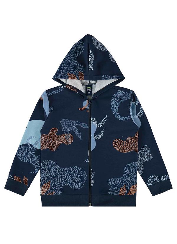 Bee Loop - Jaqueta Moletom Unissex Azul 5