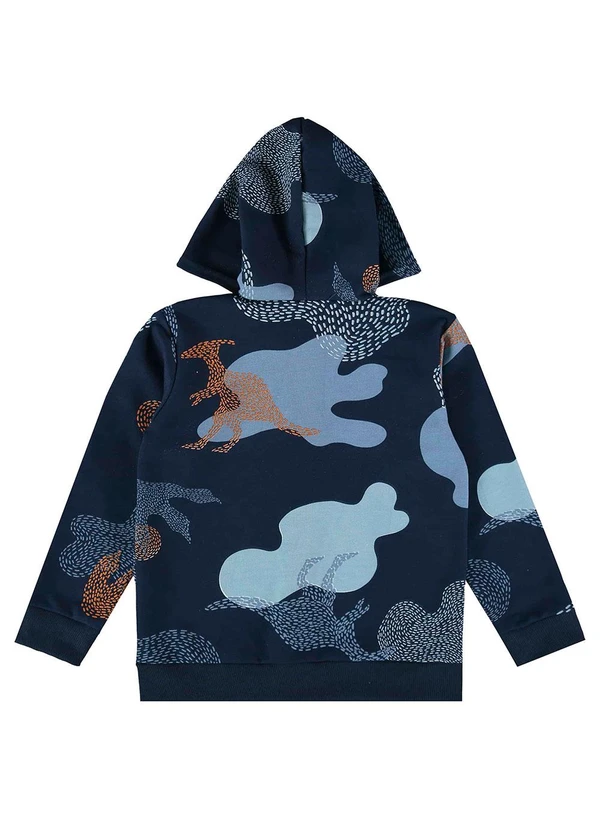 Bee Loop - Jaqueta Moletom Unissex Azul 6