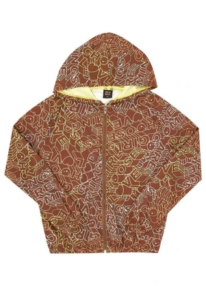 Pulla Bulla - Jaqueta Nylon Menina Marrom - PULLA BULLA