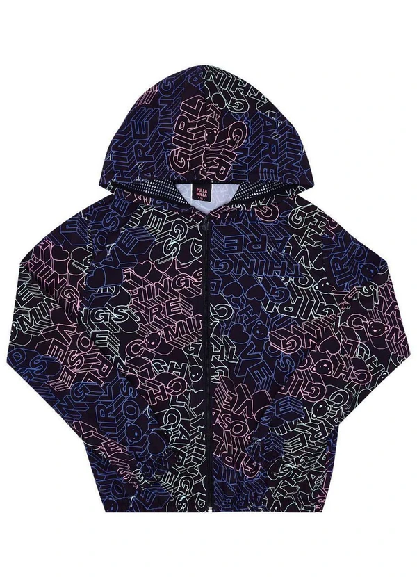 Pulla Bulla - Jaqueta Nylon Menina Preto