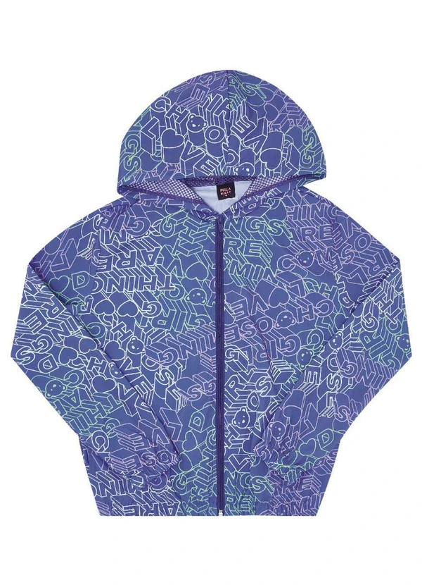 Pulla Bulla - Jaqueta Nylon Menina Roxo