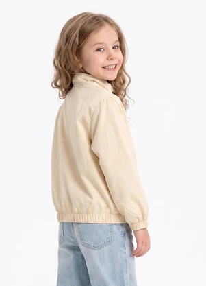 Lilica Ripilica - Jaqueta Pelinhos Manga Longa Bebê Feminina Bege - LILICA RIPILICA