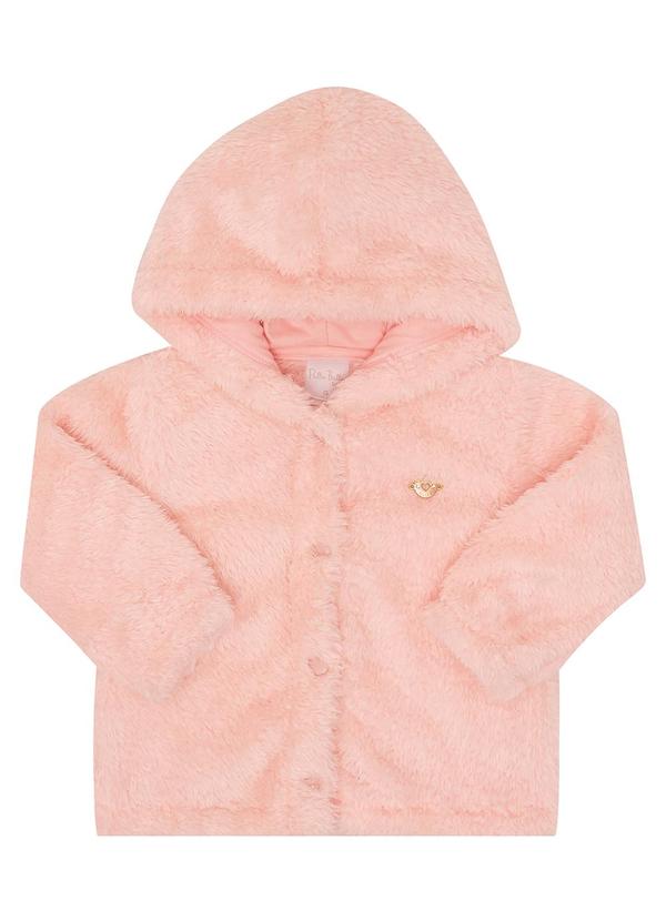 Pulla Bulla - Jaqueta Pelo e Meia Malha Rosa