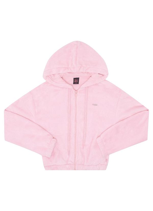 Pulla Bulla - Jaqueta Pelo e Meia Malha Rosa