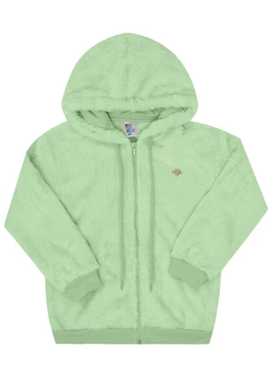 Pulla Bulla - Jaqueta Pelo Menina Verde - PULLA BULLA