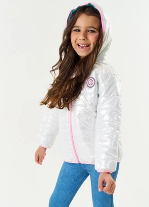 Abrange - Jaqueta Puffer Holográfica - ABRANGE