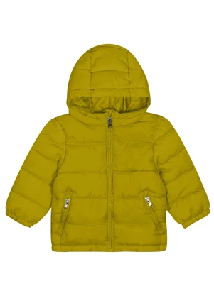 Trick Nick Jaqueta Puffer Infantil com Capuz Marrom