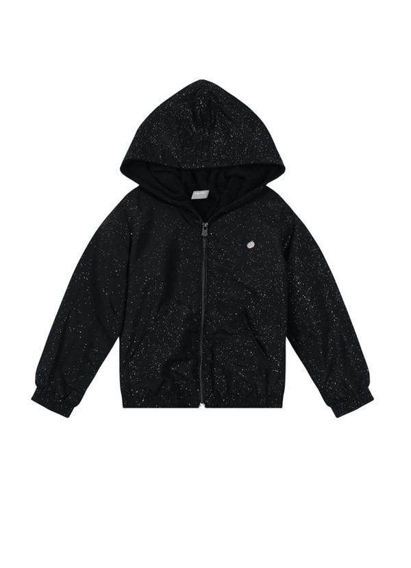 Brandili Mundi - Jaqueta Puffer Infantil Menina Preto