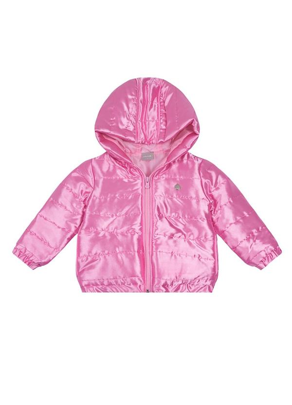 Brandili Mundi - Jaqueta Puffer Infantil Menina Rosa 2