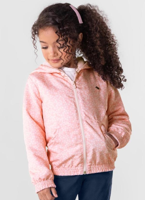 Mundi - Jaqueta Puffer Infantil Menina Rosa
