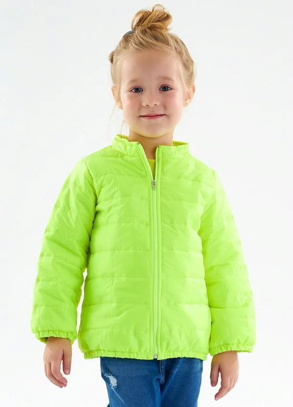 Up Baby - Jaqueta Puffer Infantil Menina Verde