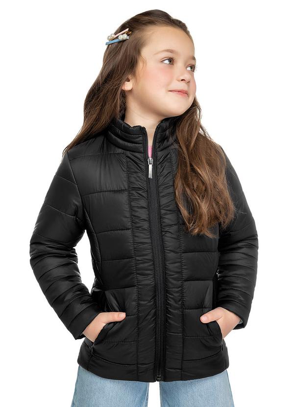Trick Nick - Jaqueta Puffer Infantil Preto
