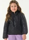 Trick Nick - Jaqueta Puffer Infantil Roxo - variação: Preto