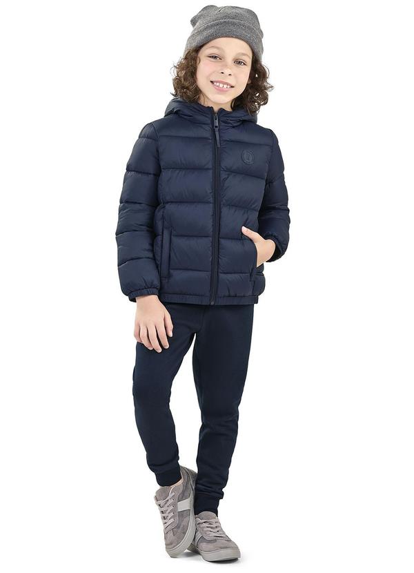 Elian - Jaqueta Puffer Infantil Unissex Azul 2
