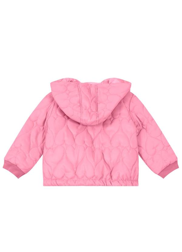 Brandili - Jaqueta Puffer Infantil Unissex Rosa 3