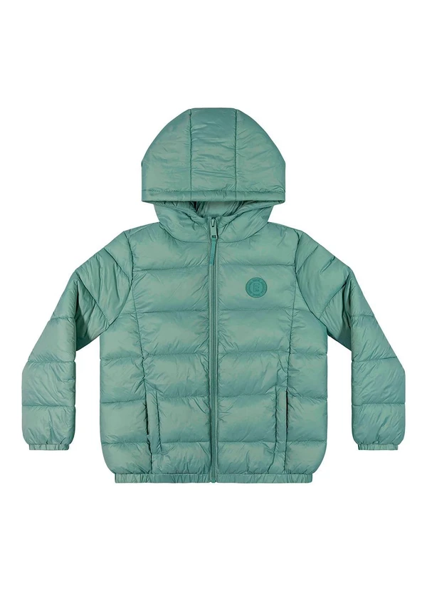 Elian - Jaqueta Puffer Infantil Unissex Verde 3