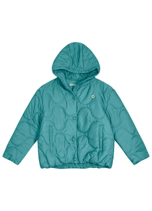 Carinhoso - Jaqueta Puffer Matelassê Menina Azul - CARINHOSO