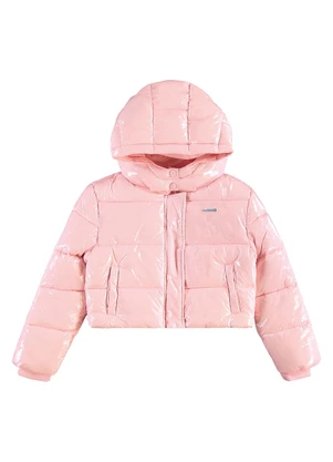 Carinhoso - Jaqueta Puffer Metaliza Rosa Claro - CARINHOSO